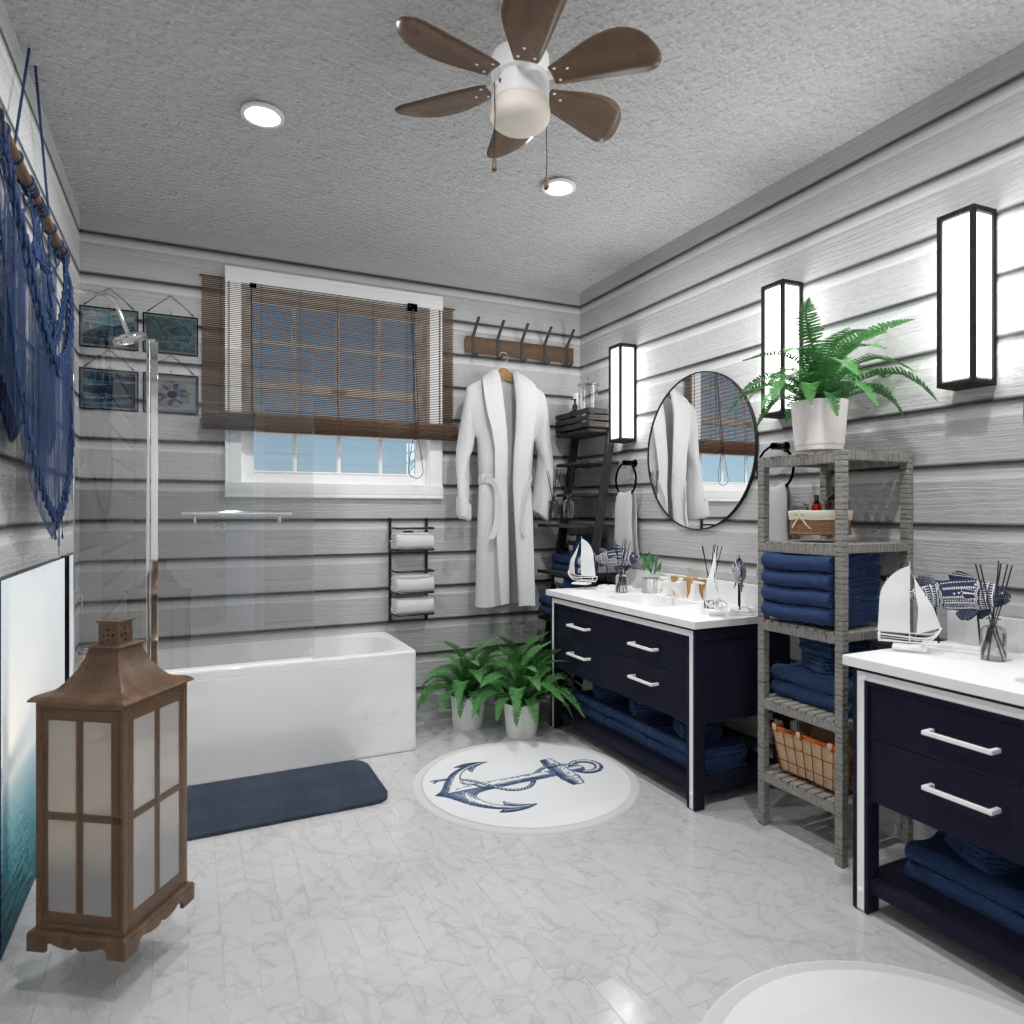 Nautical bathroom #12267637 by Editors Choice