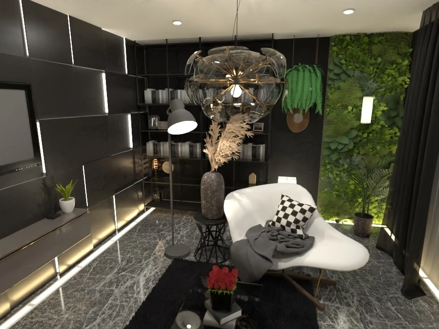 Living room without sofa / Design battle contests #3104188 by ZACKY DESIGNER