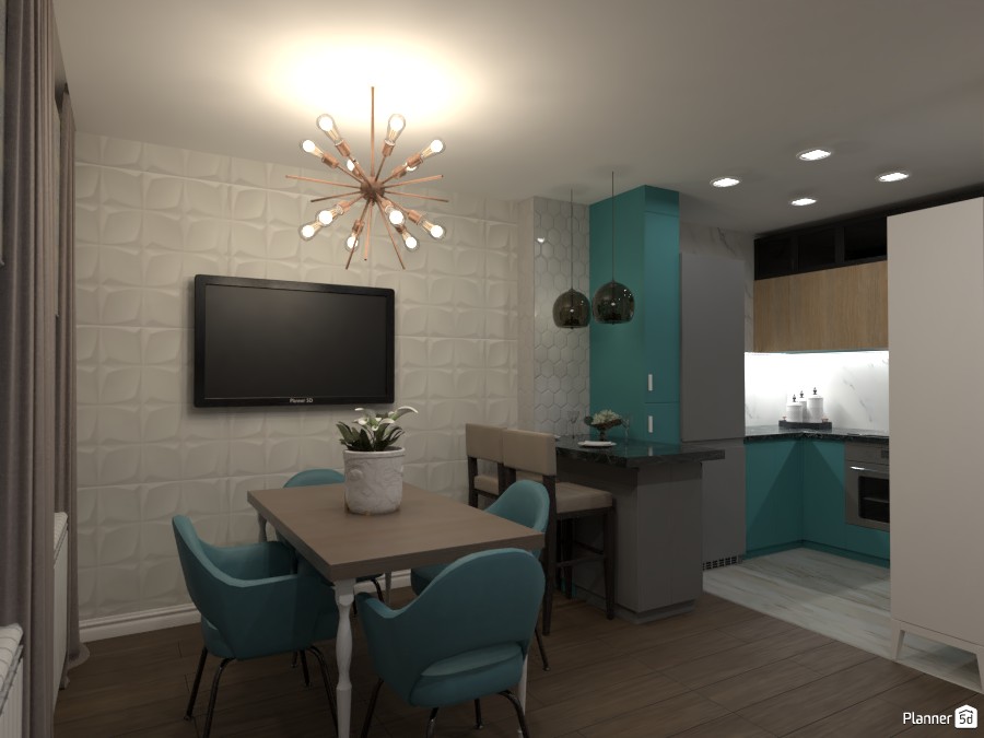 Кухня-гостиная #5473229 by Elena Strenova