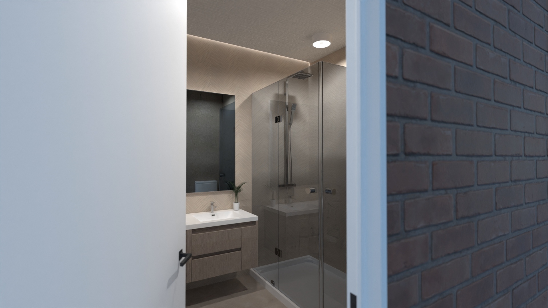 BAÑO_Esproneda_v9 pared ducha Es #23466555 by Luis