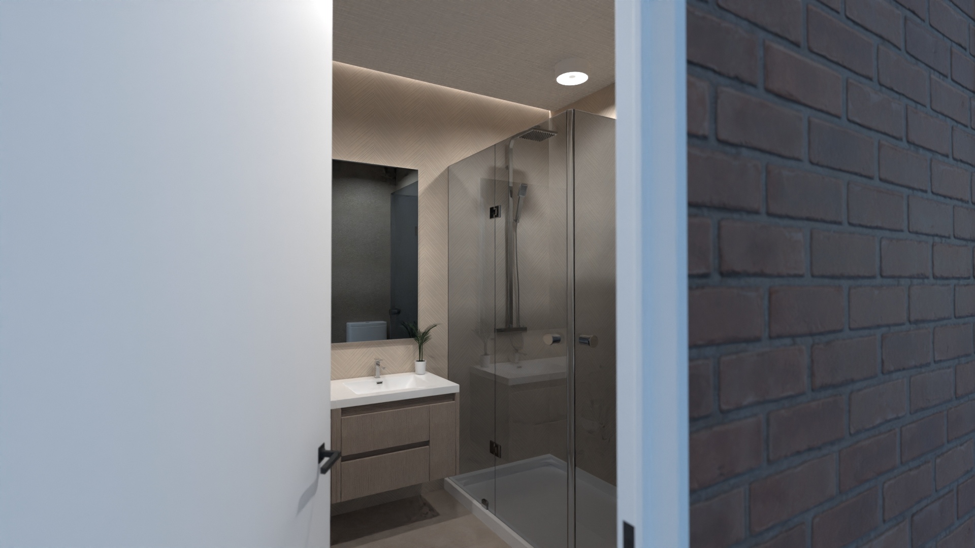 BAÑO_Esproneda_v9 pared ducha Es #23466563 by Luis