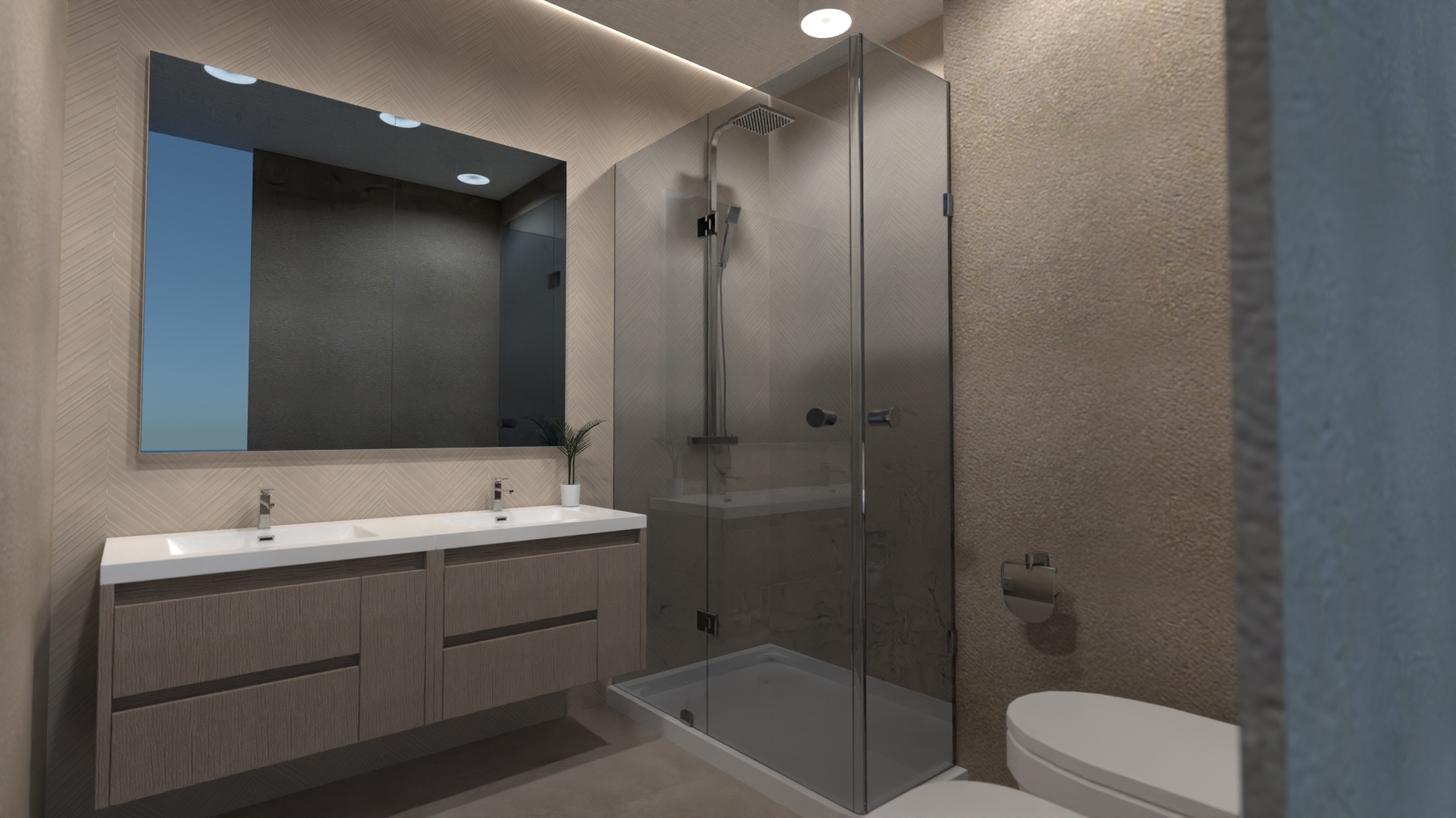 BAÑO_Esproneda_v9 pared ducha Es #23466771 by Luis