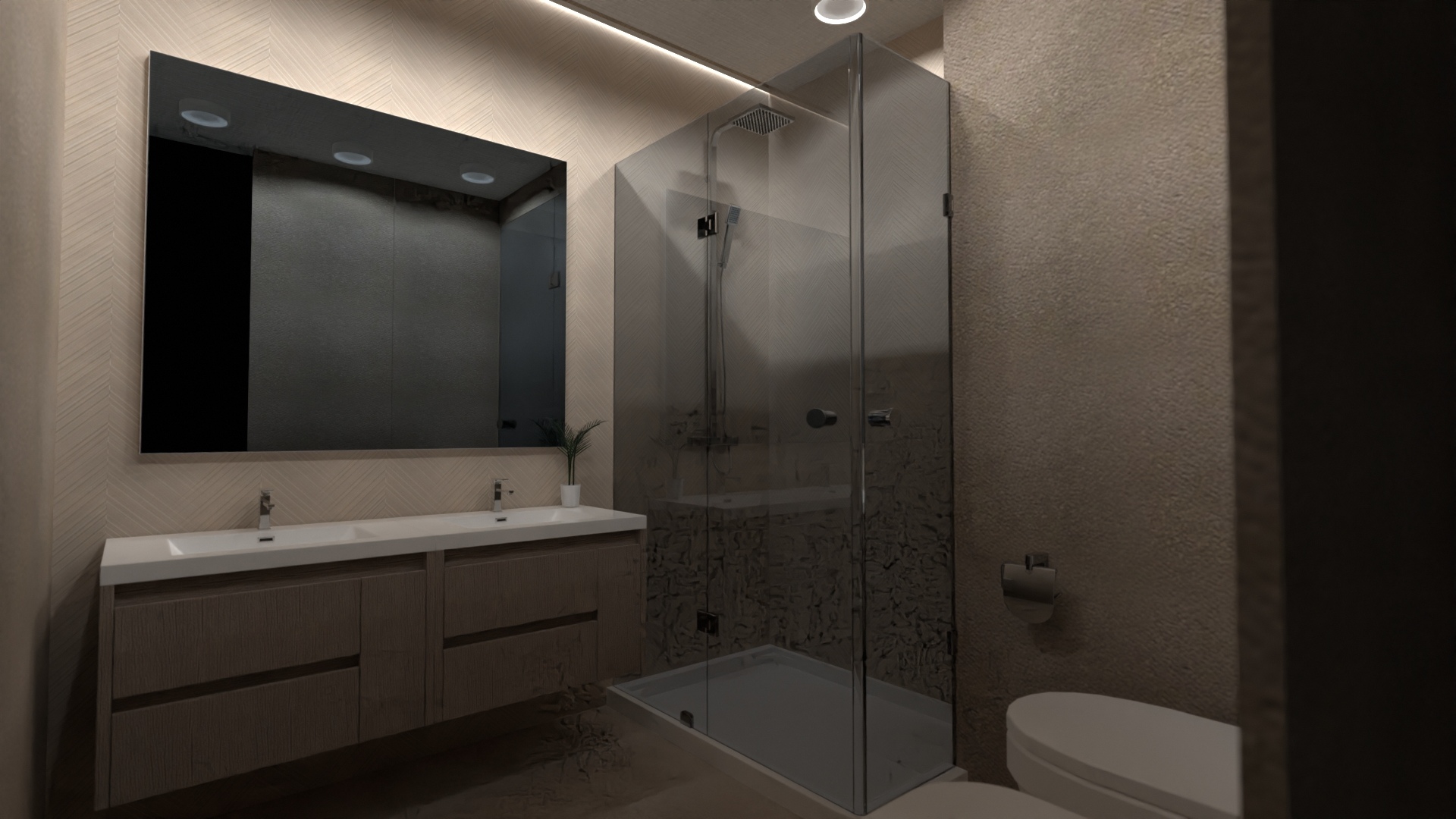 BAÑO_Esproneda_v9 pared ducha Es #23466879 by Luis