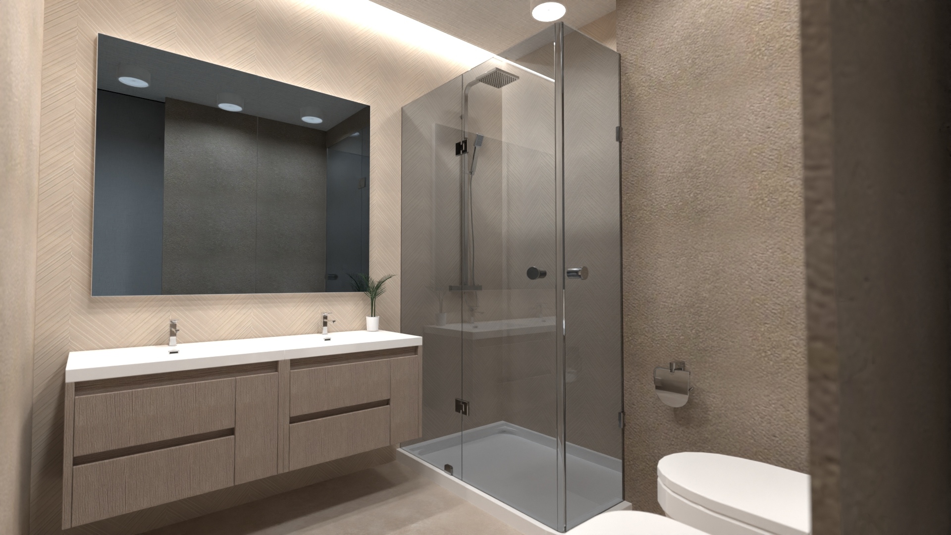 BAÑO_Esproneda_v9 pared ducha Es #23466959 by Luis