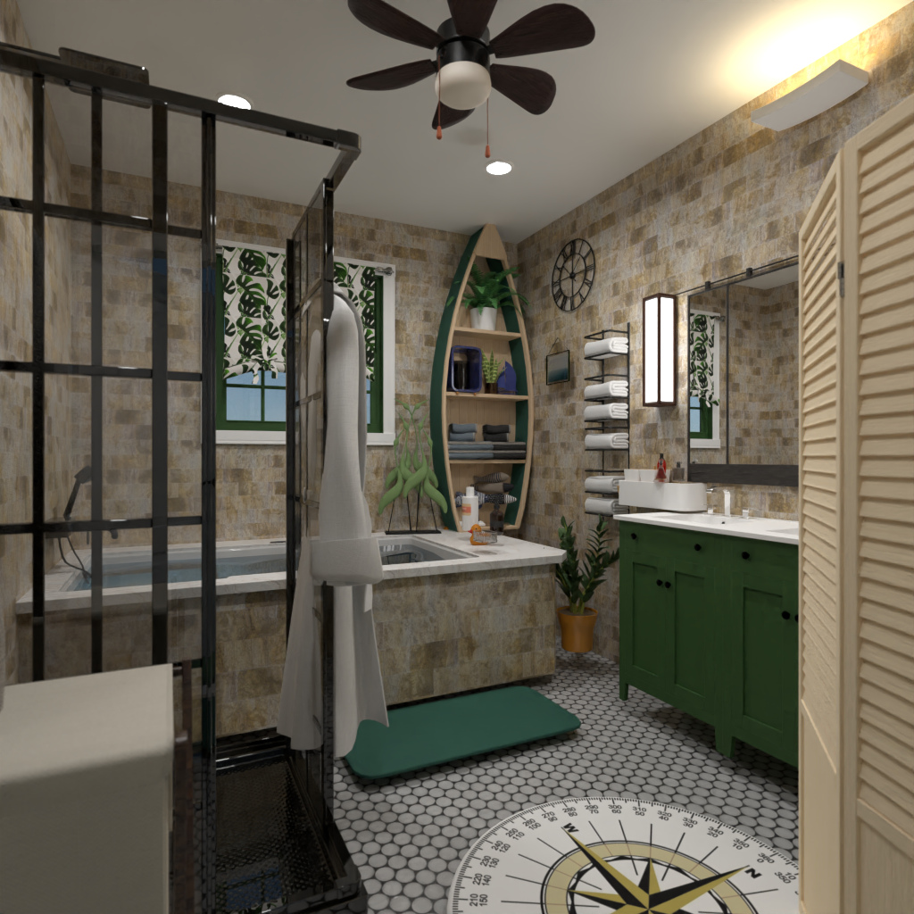 Nautical bathroom #12265351 by Editors Choice