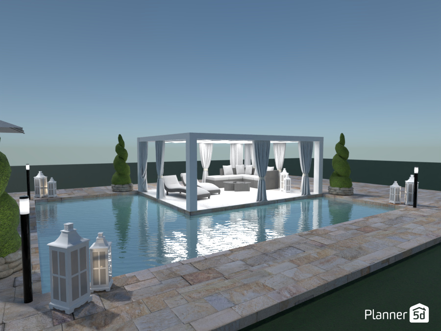 Pool Garden #8850129 by Alestang