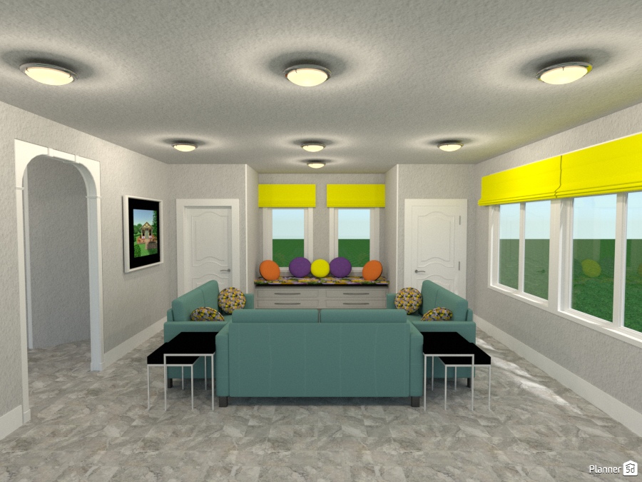 colorful family room #1894355 by Joy Suiter