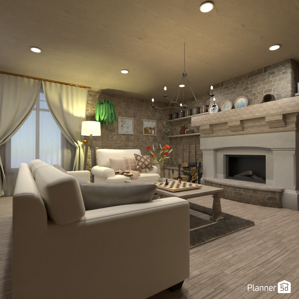 Country Living room #20173295 by Editors Choice