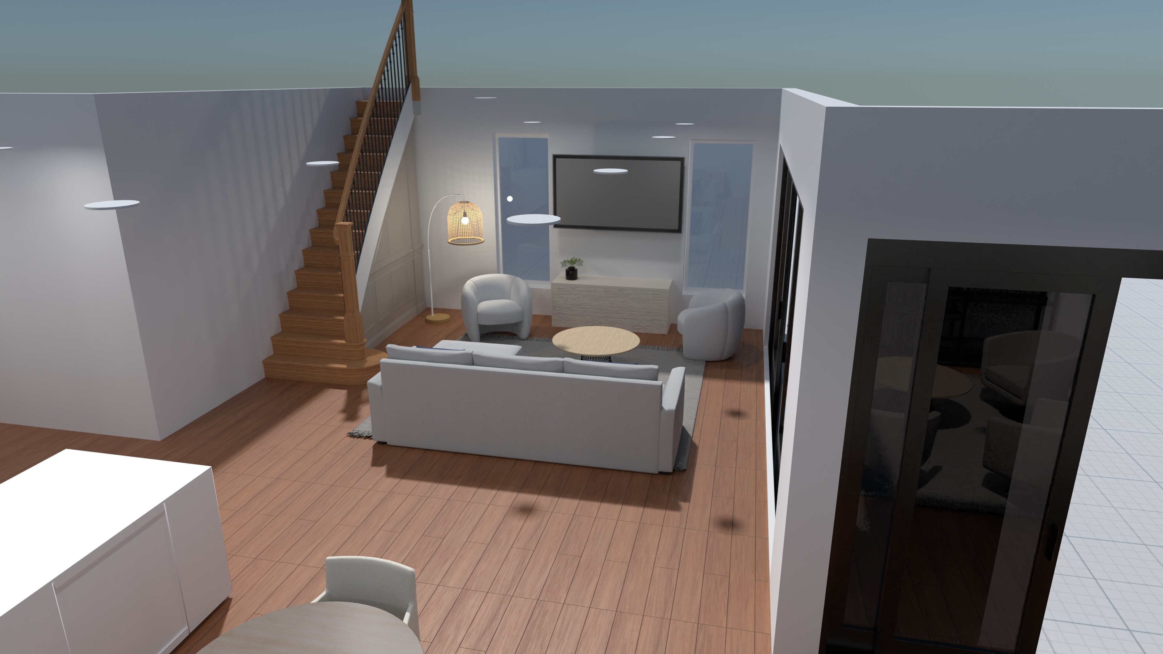 Kitchen, Living and Rumpus #24462892 by Hung Le