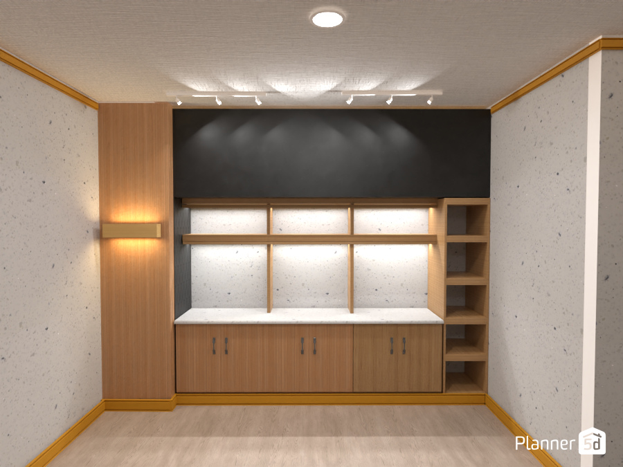 Wall cabinet with lighting and all #8311652 by Elsa Loekito