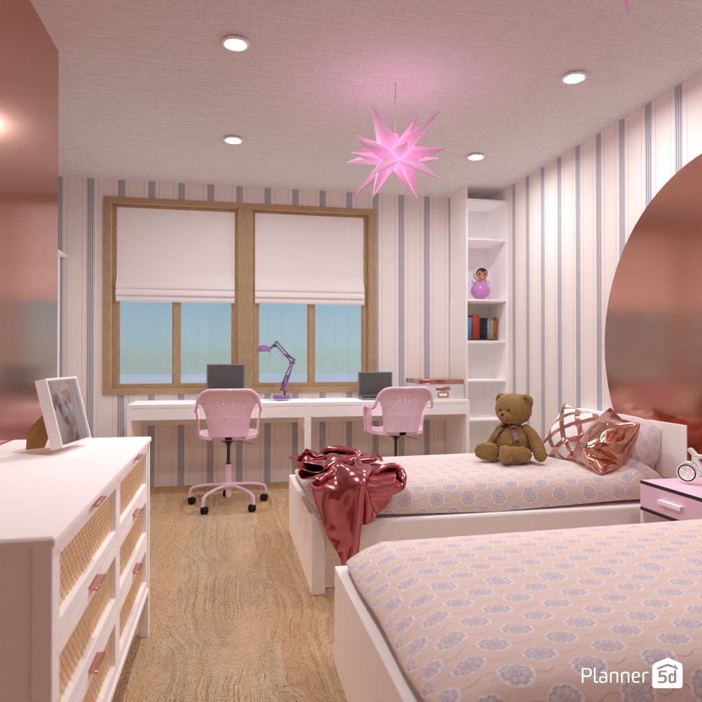Bedroom for twins 18898048 by Editors Choice image