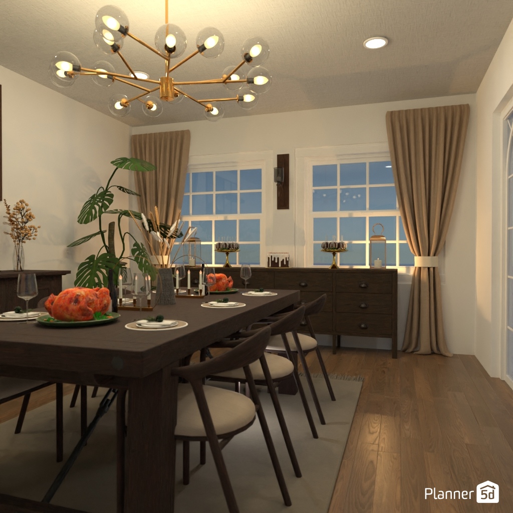 DB: Thanksgiving Day - room shell copy #23423819 by Editors Choice