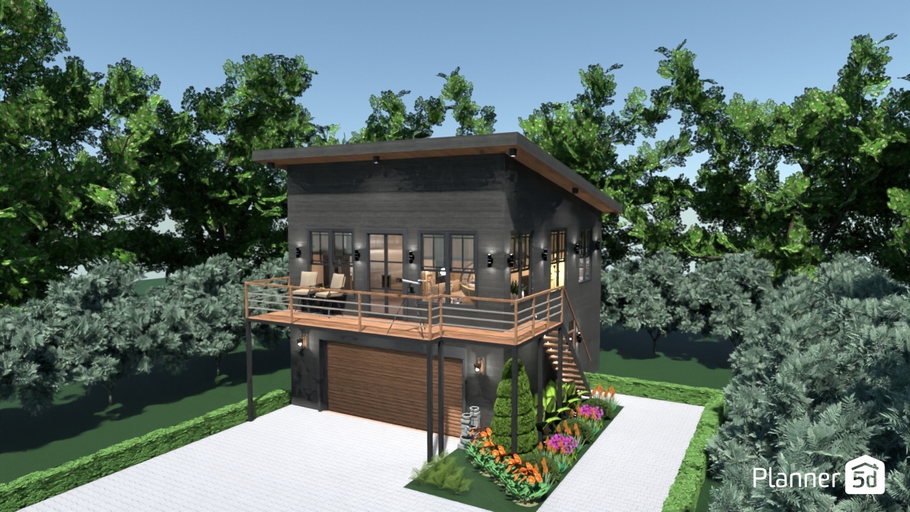 Modern Carriage House #21890290 by iwan Ari