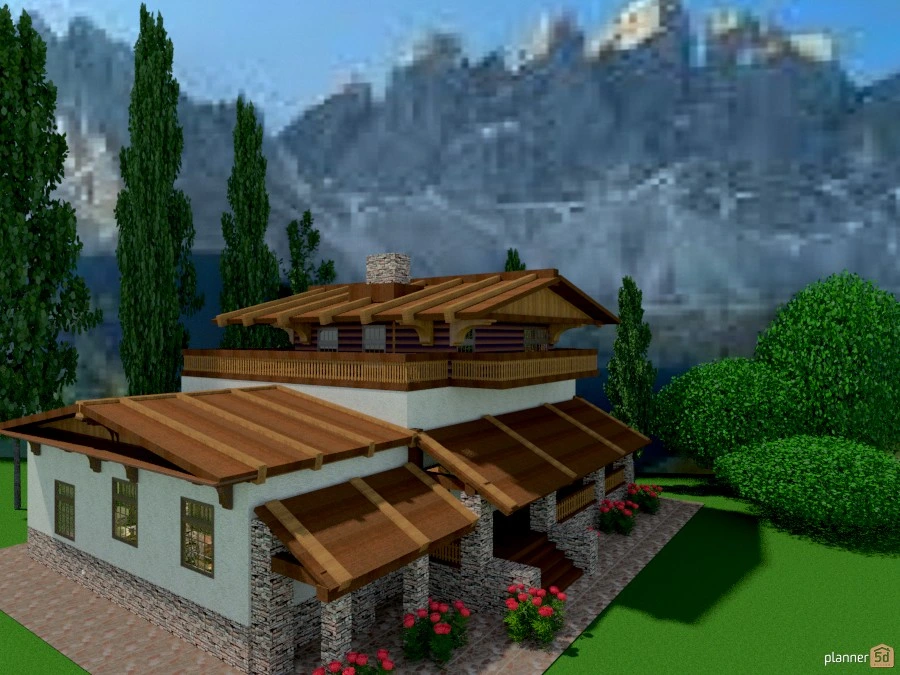 Casa di Montagna #60143 by Svetlana Baitchourina