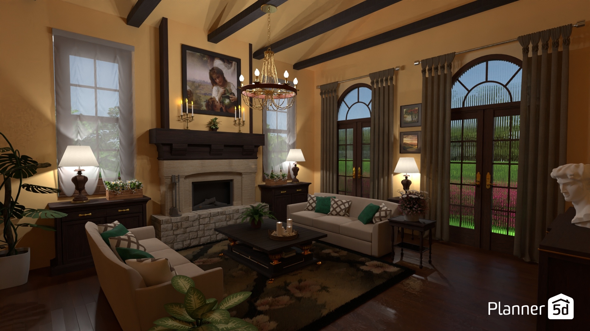 Sala colonial #24421472 by MariaCris