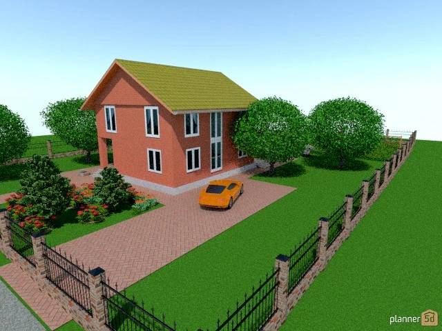 Двухэтажный дом #53129 by Lena Chumakova