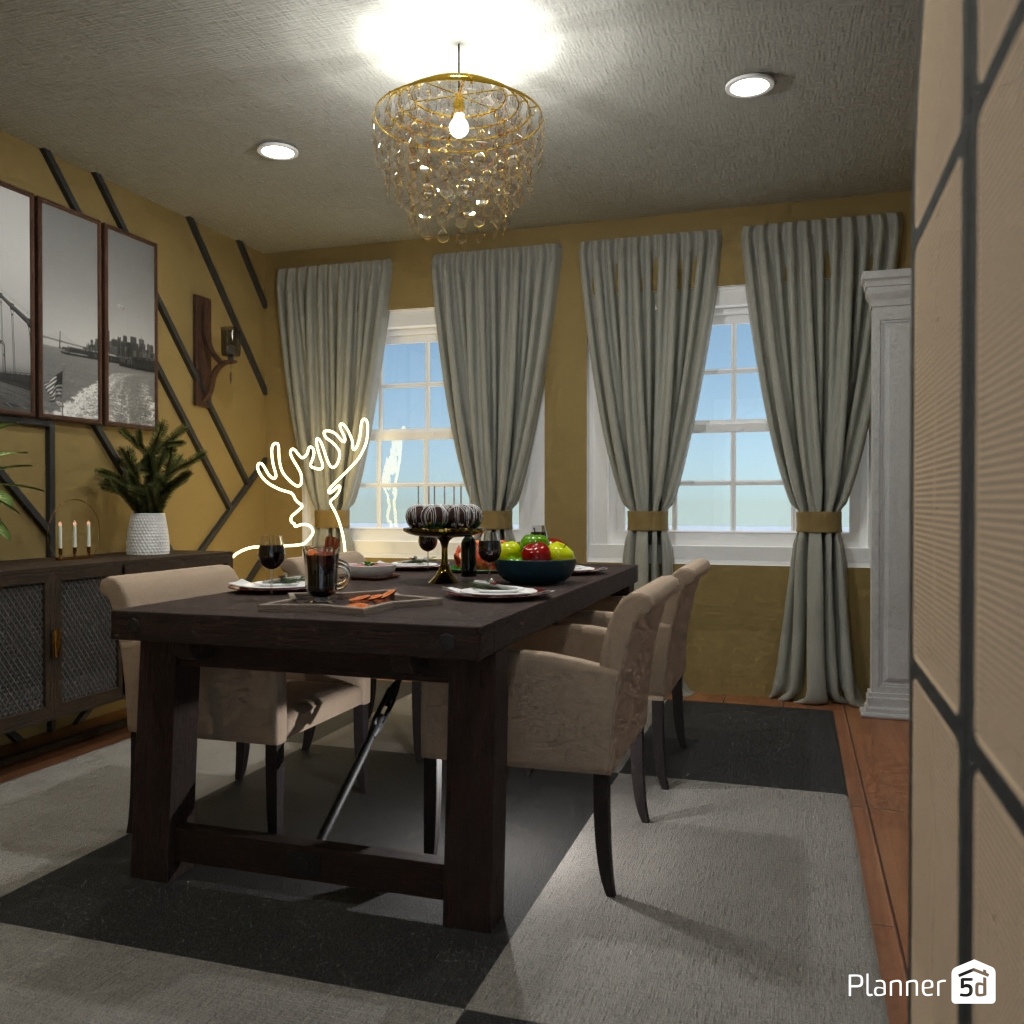 DB: Thanksgiving Day - room shell copy #23434631 by Editors Choice