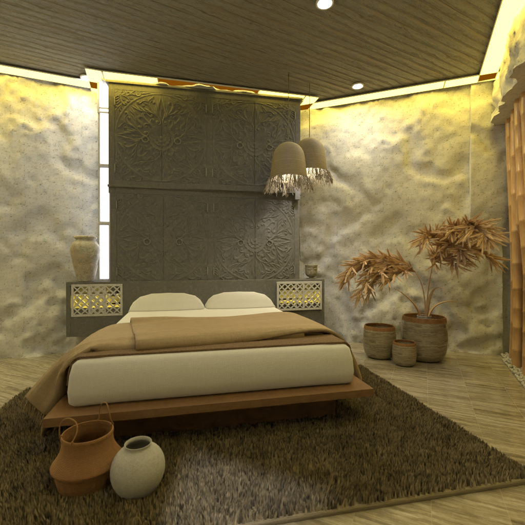 Wabi Sabi Bedroom #14589495 by Editors Choice