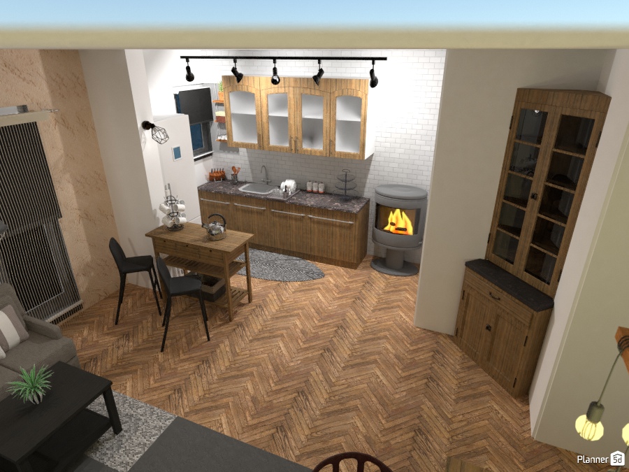 kitchen+living area #2896309 by Petia Krasimirova Vangelova