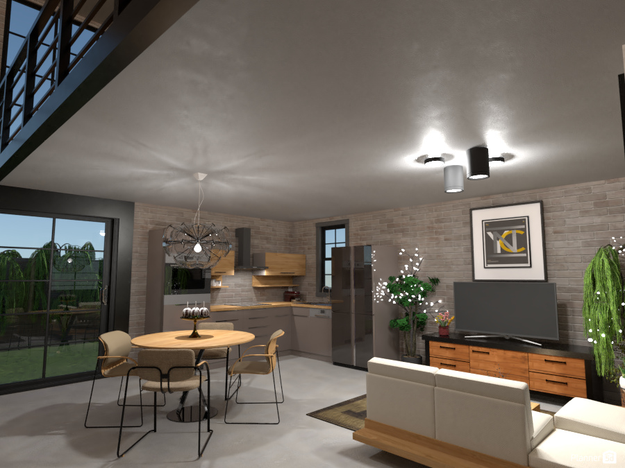 Industrial Loft 6x15 mq: View #6008260 by Fede Lars