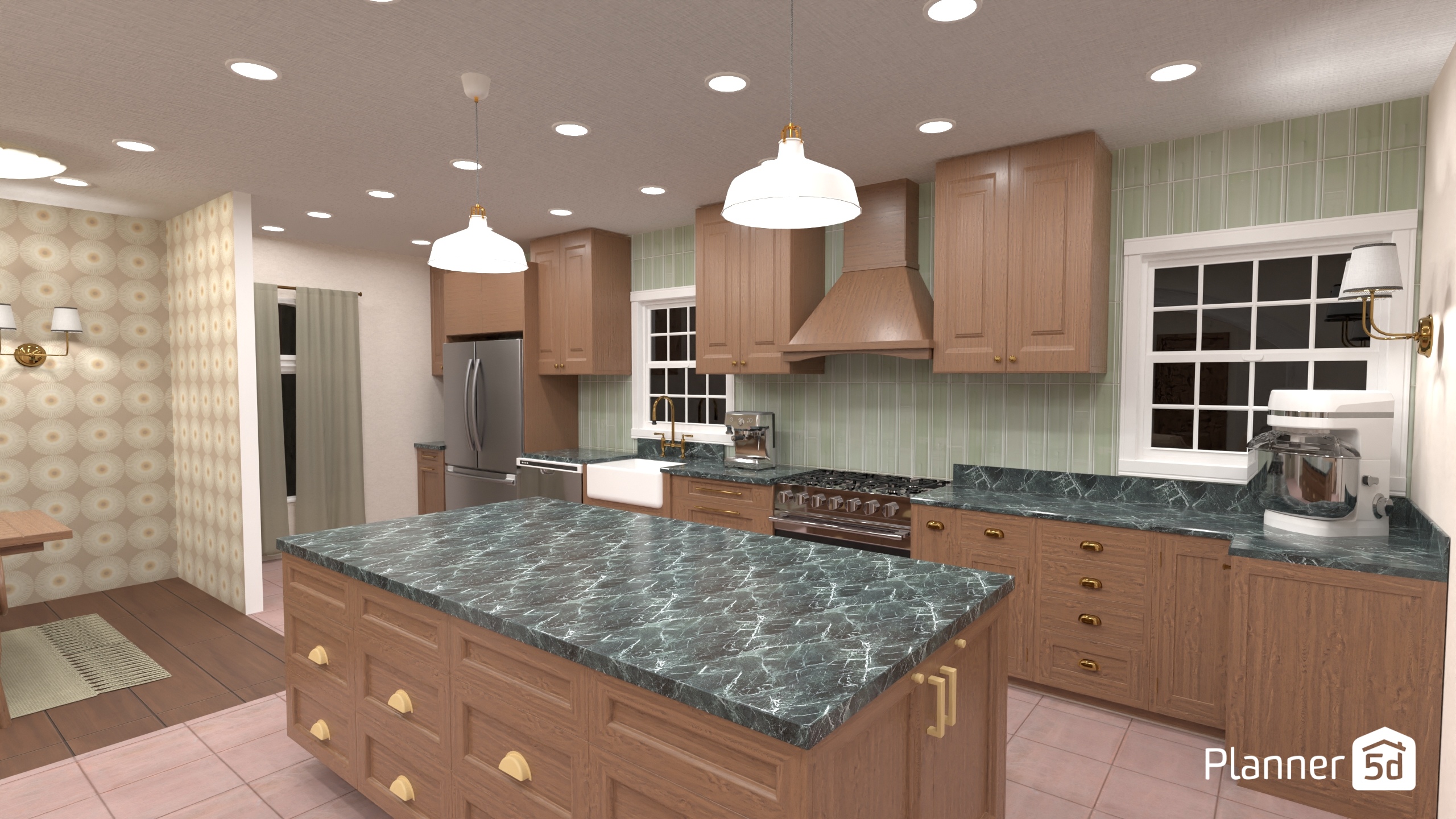 Kitchen view from living room #4001740 by Caroline Whiting