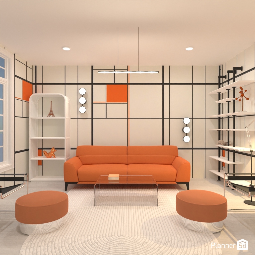 Orange sofa #24666724 by Editors Choice