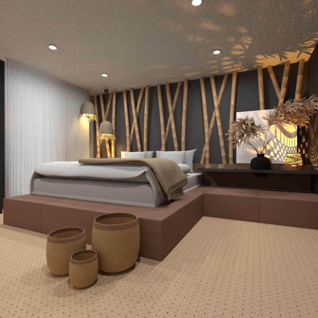 Wabi Sabi Bedroom #14578883 by Editors Choice