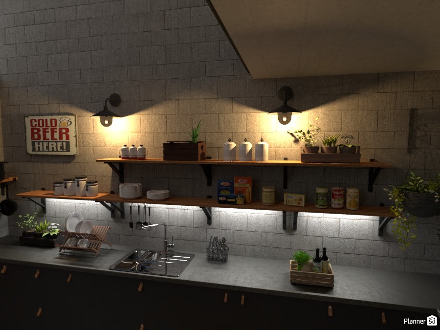 Industrial Concept: Kitchen #2 3792487 by Micaela Maccaferri image