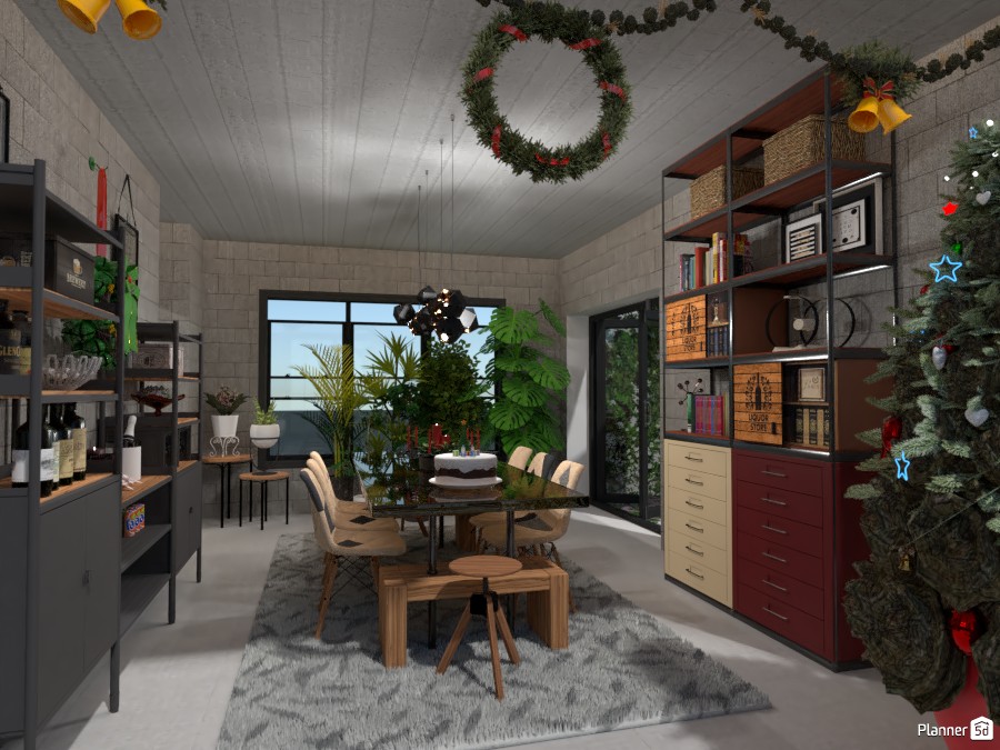 Industrial Concept: Dining at Christmas #3799227 by Micaela Maccaferri