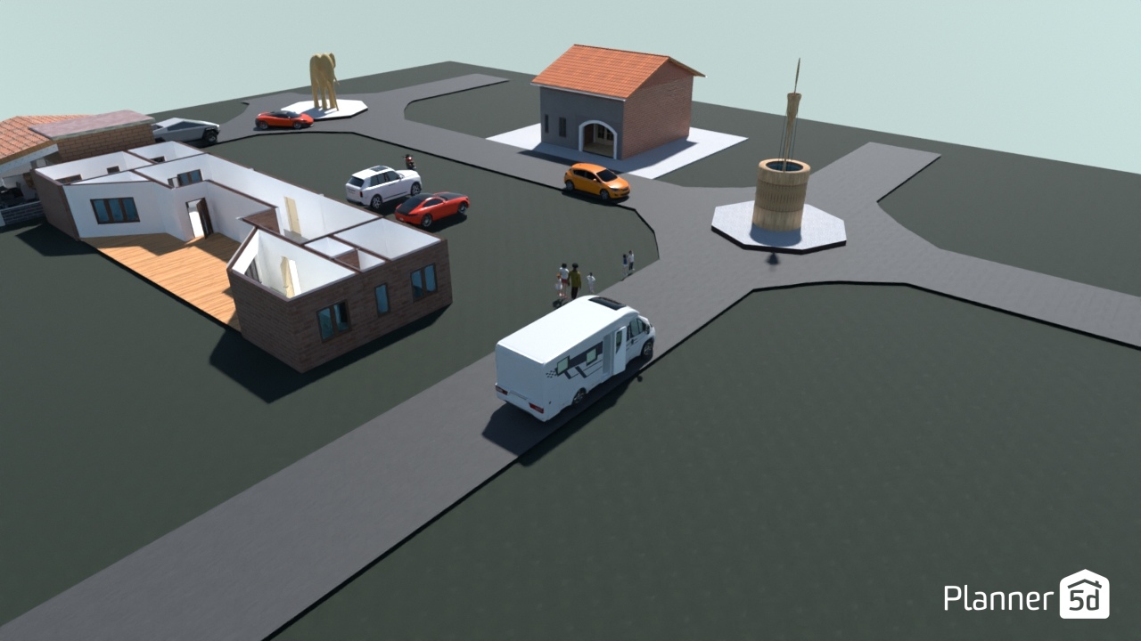 PLAN VILLA BASSE 4 PIÈCES #25224896 by User ANNICET K. IMRAN