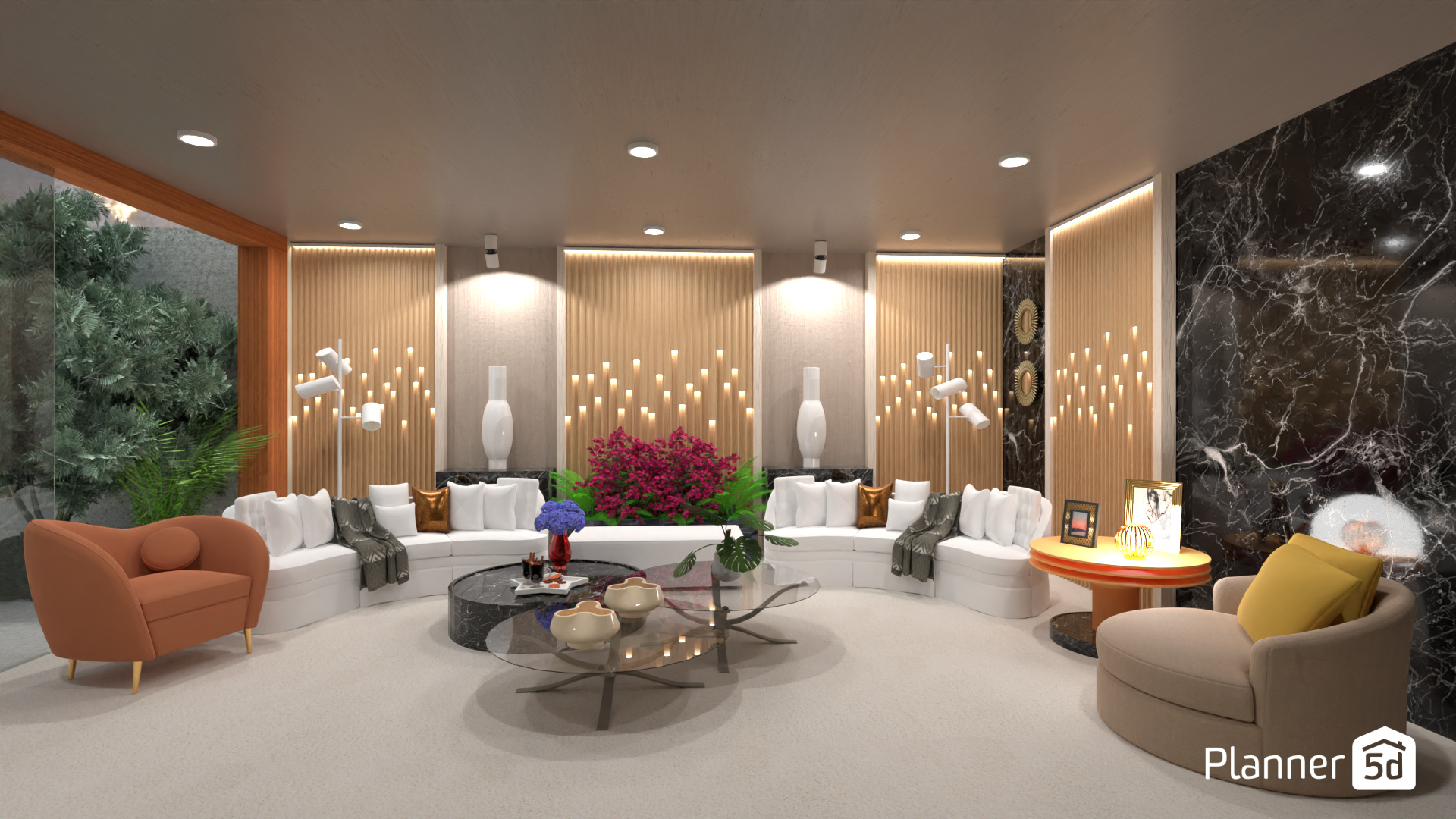 Modern room with nature #16929375 by MariaCris