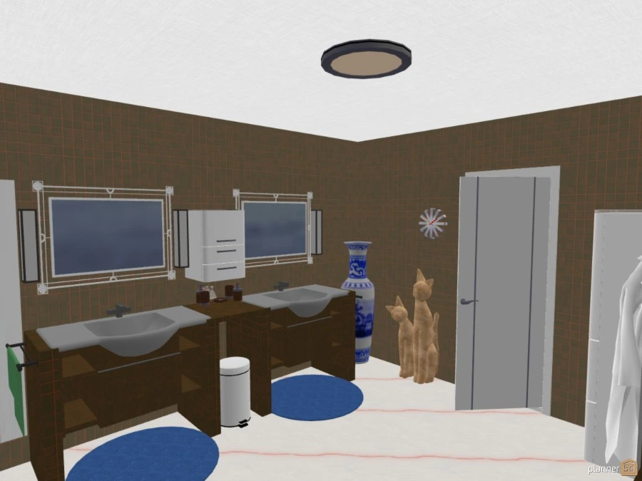 Projekt - modern bathroom #2929848 by Siegfried Peter