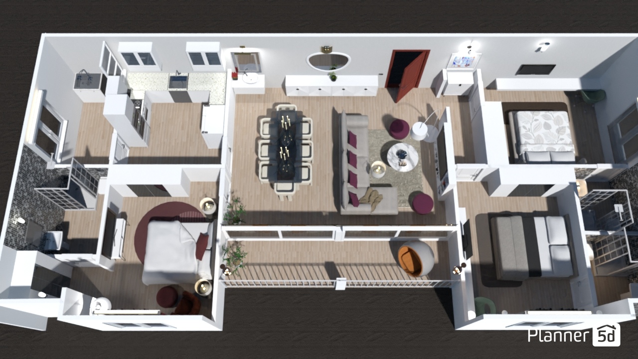 Pryme ZEN 3 BHK #26071336 by Zaid Omar