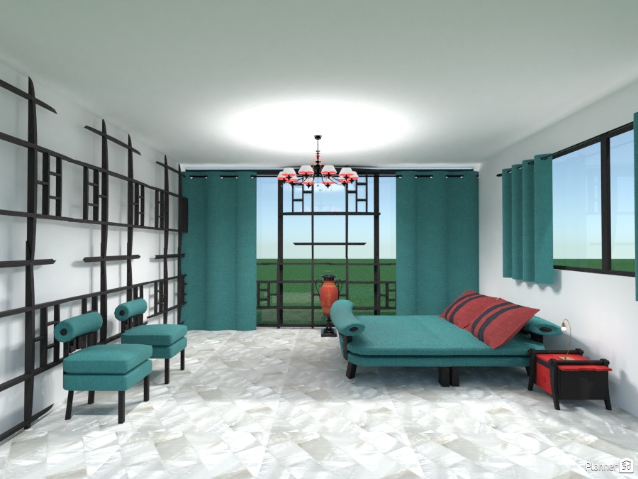 oriental guest room #2027769 by Joy Suiter