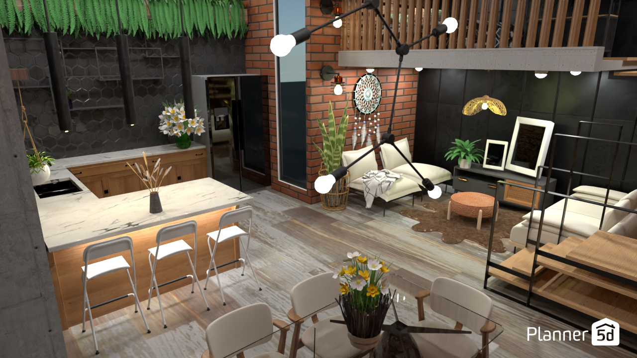 Loft industrial #8813525 by Luana
