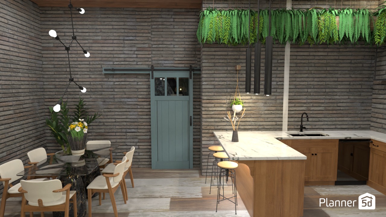 Conceito aberto, com vibe industrial #8831725 by Luana