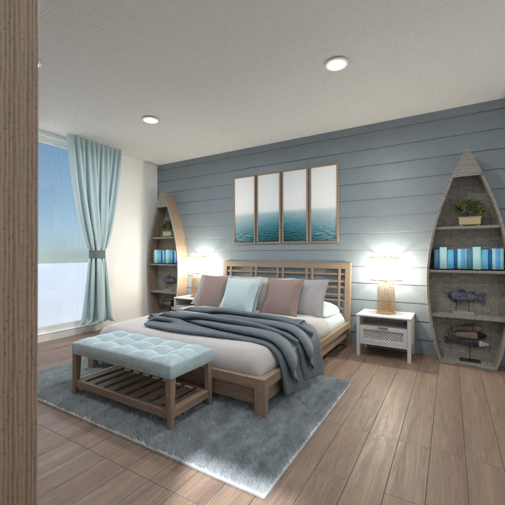 Ocean Bedroom #13473579 by Editors Choice