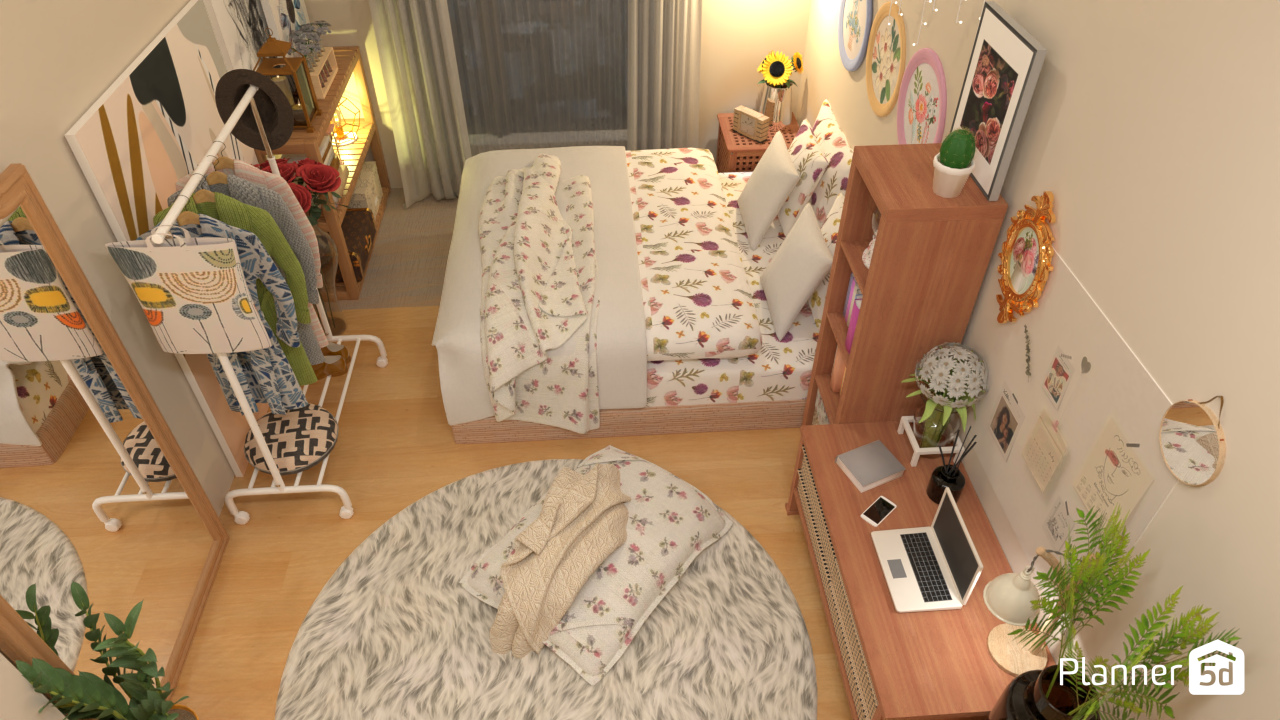 Korean style bedroom #8997165 by Elsa V