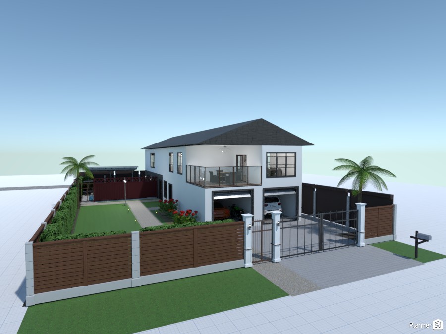 The house in a tropical weather #5281917 by twaha mohamedhoesein