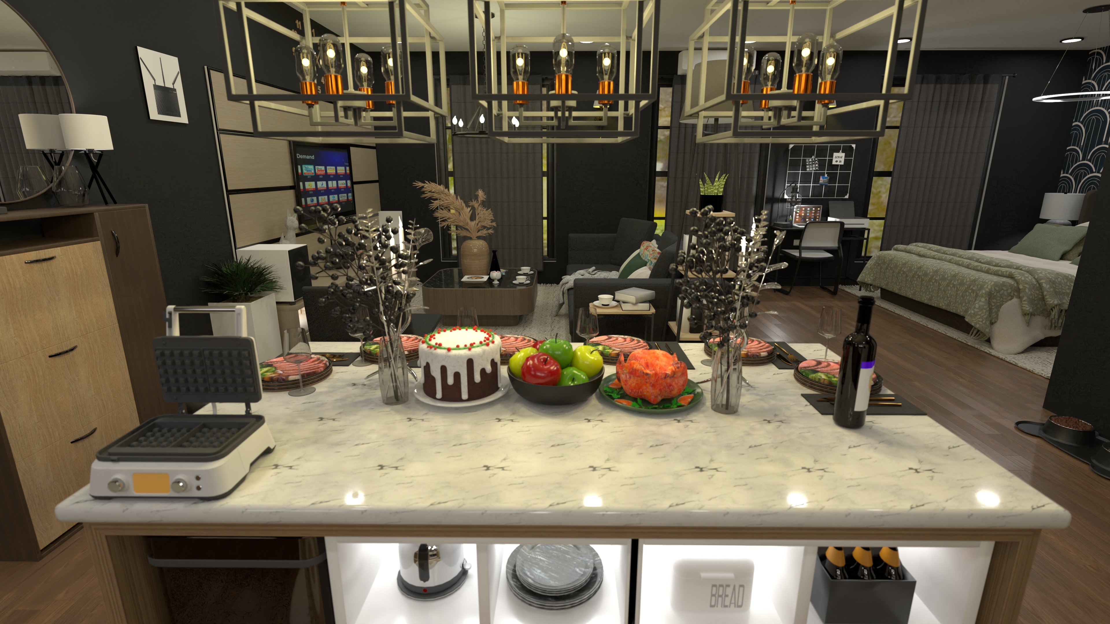 Midnight Apartment Elegance #23346926 by ZACKY DESIGNER