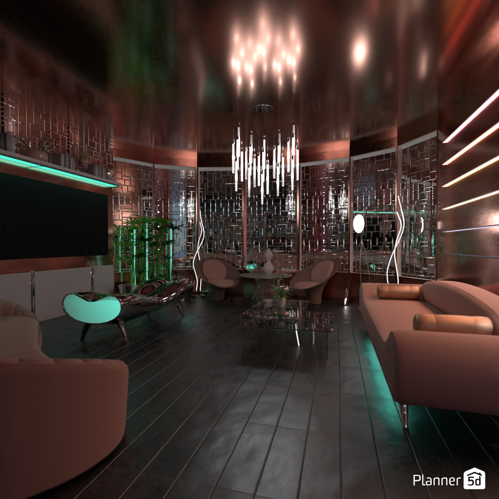 Futuristic Living Room #17042675 by Editors Choice
