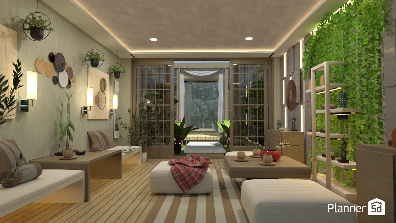 Tea Room #22008742 by Donell Banze