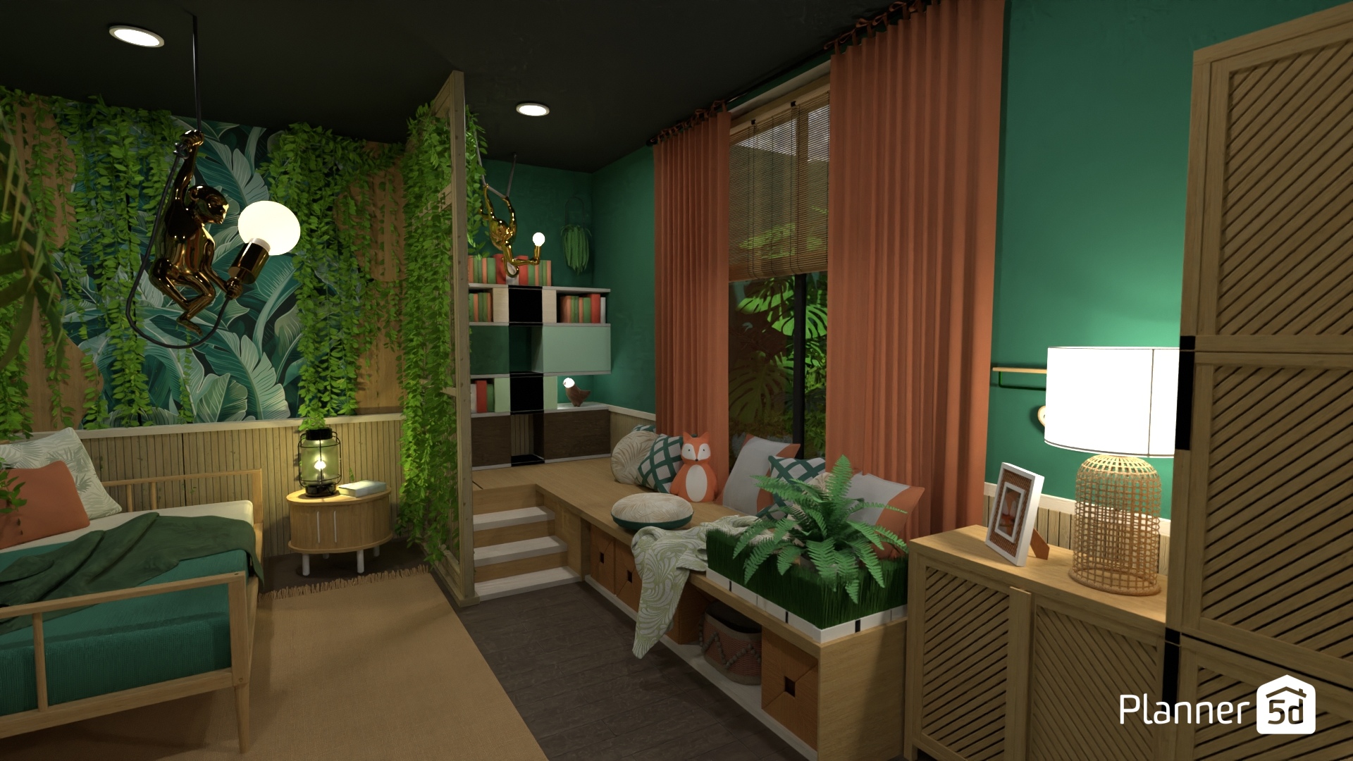Chambre enfant jungle #21797582 by Pictur'Ame