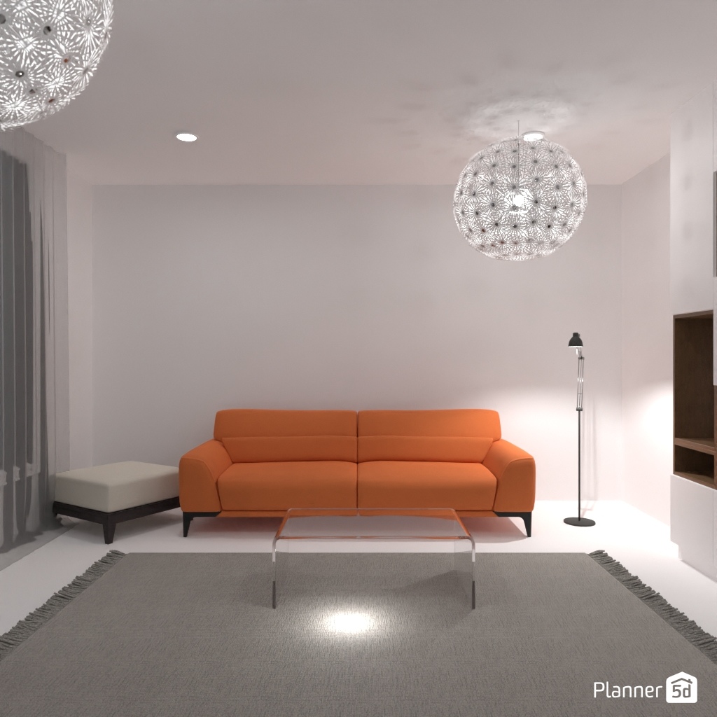 Orange sofa #24707844 by Editors Choice