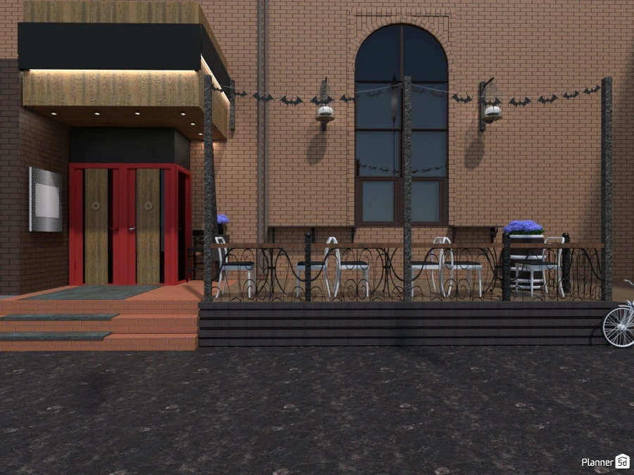 Дизайн фасада кафе #75296 by Татьяна Максимова