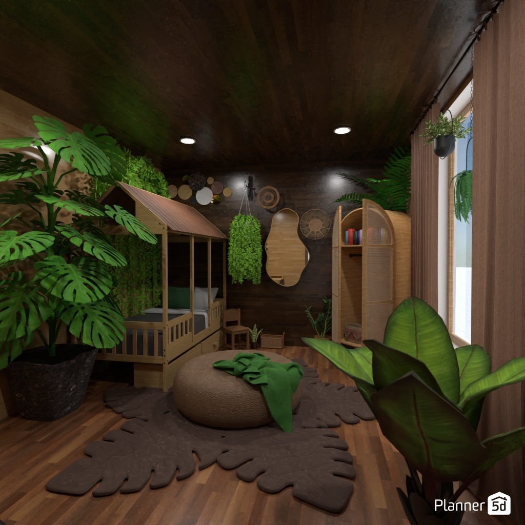 Jungle Bedroom #21800150 by Editors Choice
