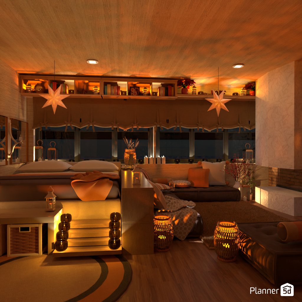 Winter and Fire! #16725999 by Editors Choice