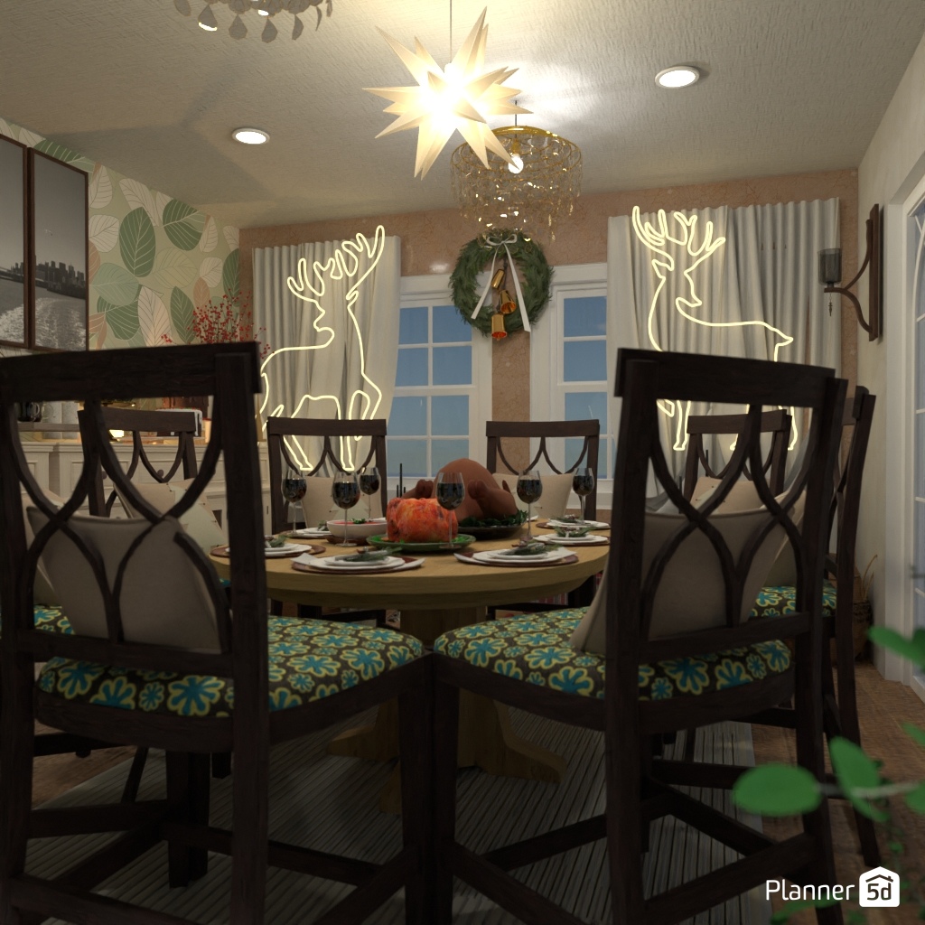 DB: Thanksgiving Day - room shell copy #23443155 by Editors Choice