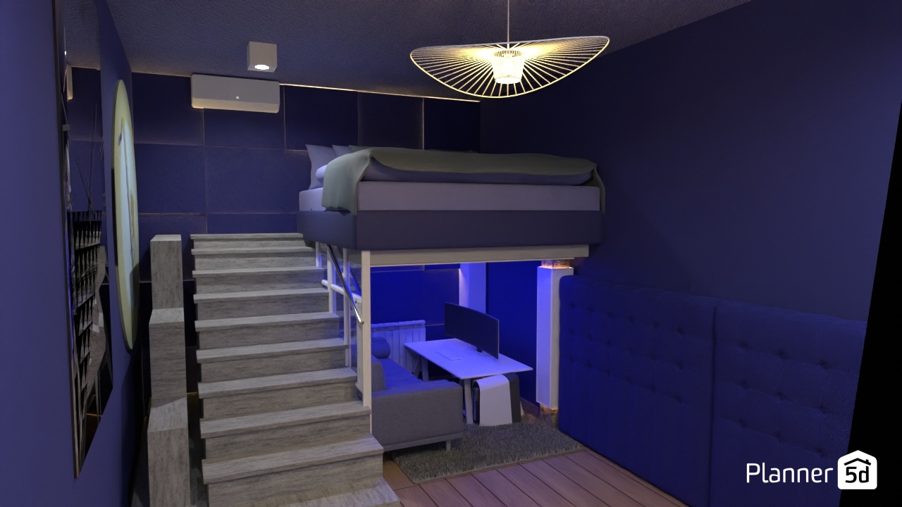 Modern bedroom #33403476 by Nazar