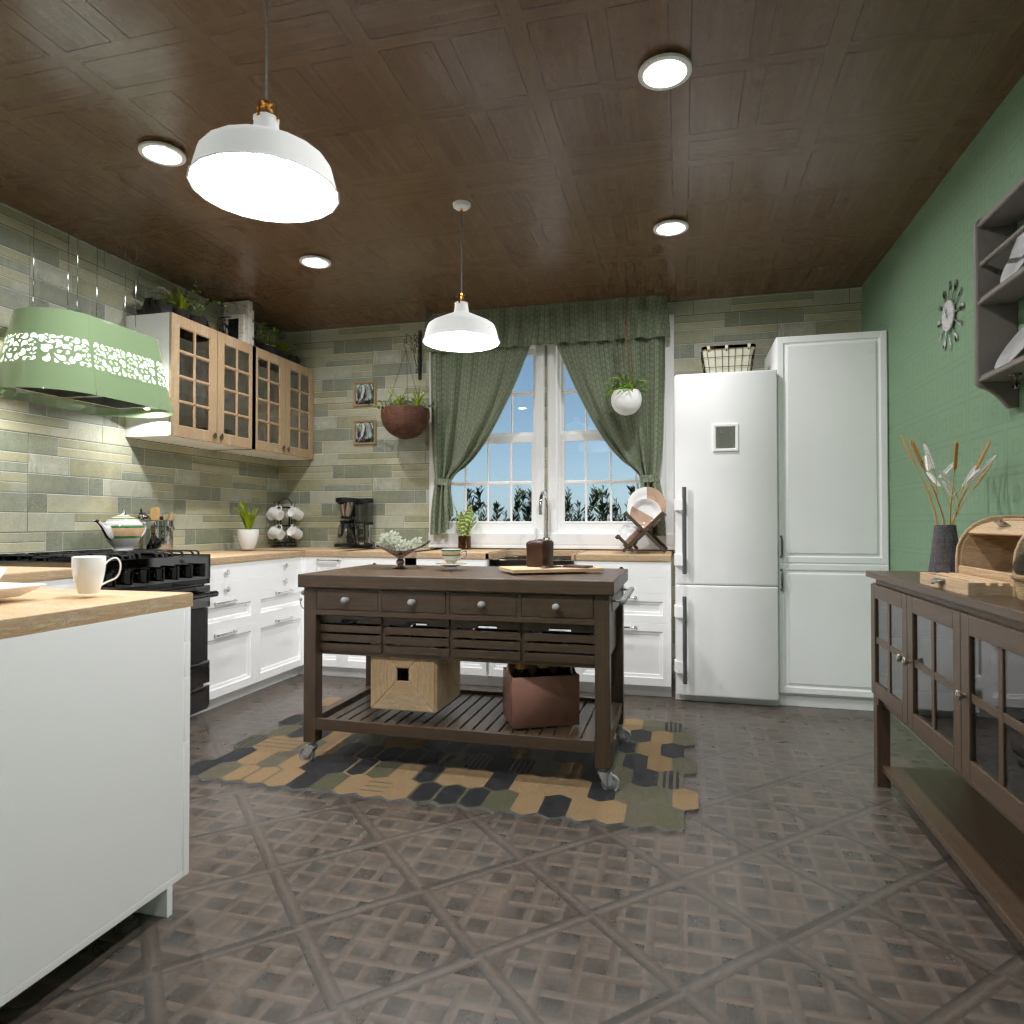 Vintage kitchen #13260799 by Editors Choice